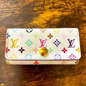 LOUIS VUITTON LV Multicolor 4 Key Holder Keychain